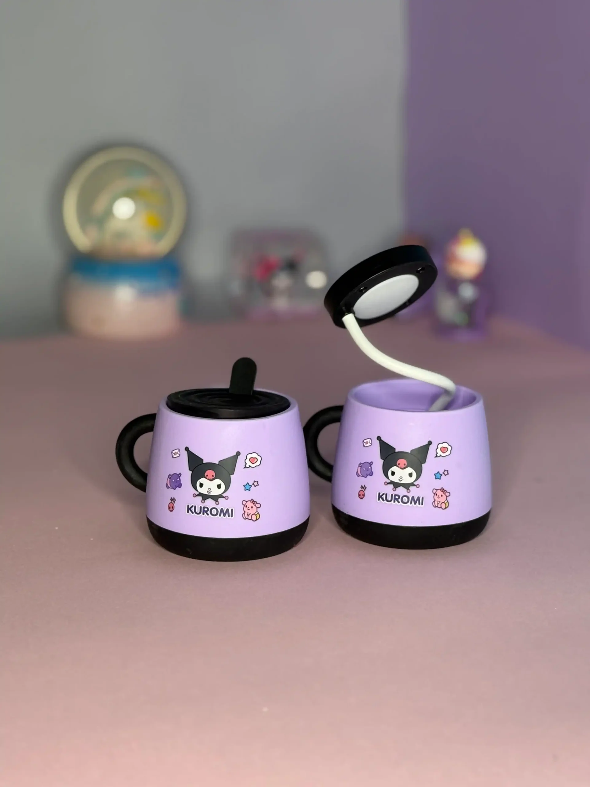 چراغ مطالعه فنجونی کرومی
