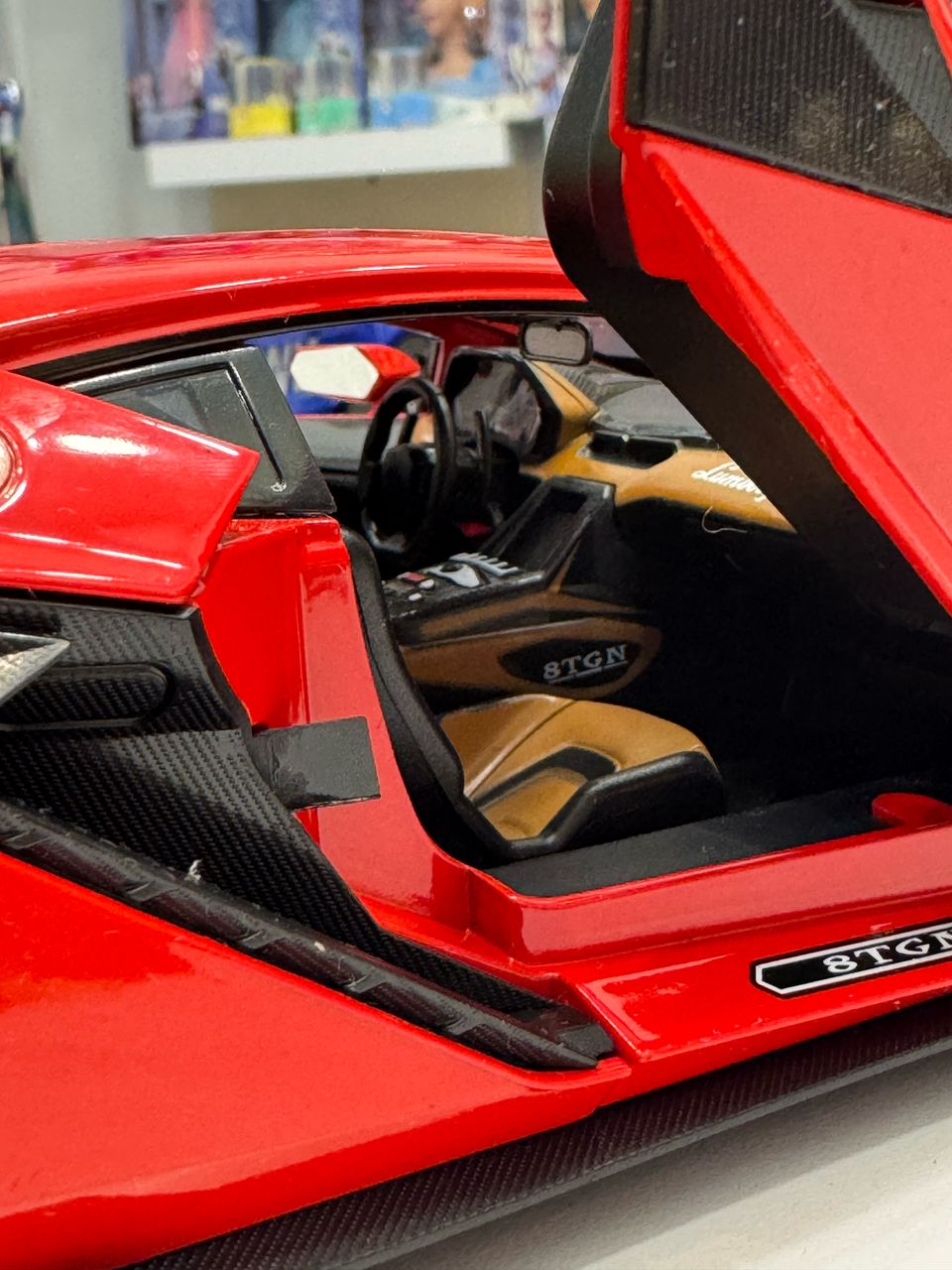 ماشین فلزی لامبورگینی عقب کش