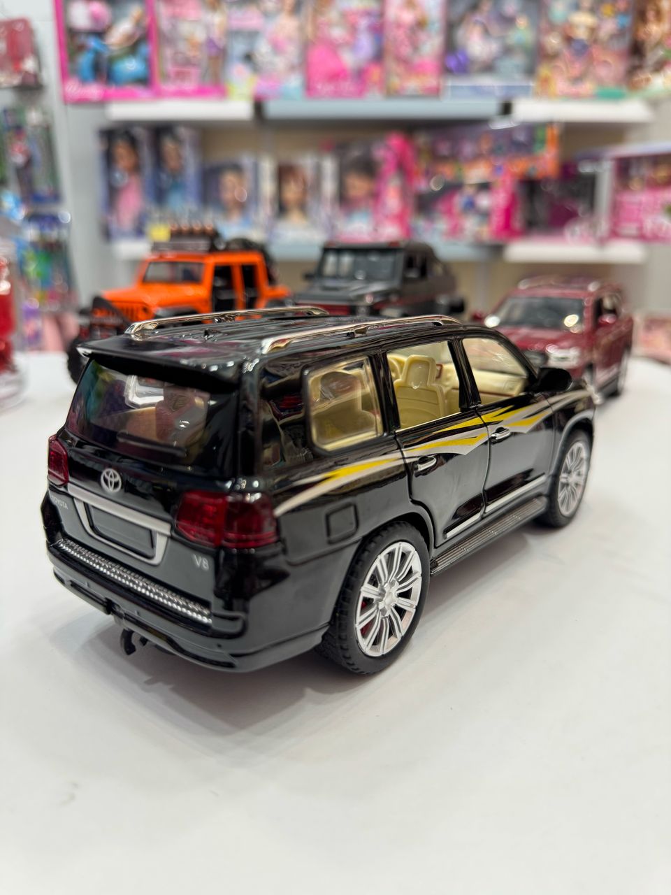 ماشین فلزی لندکروز دودزا عقب کش