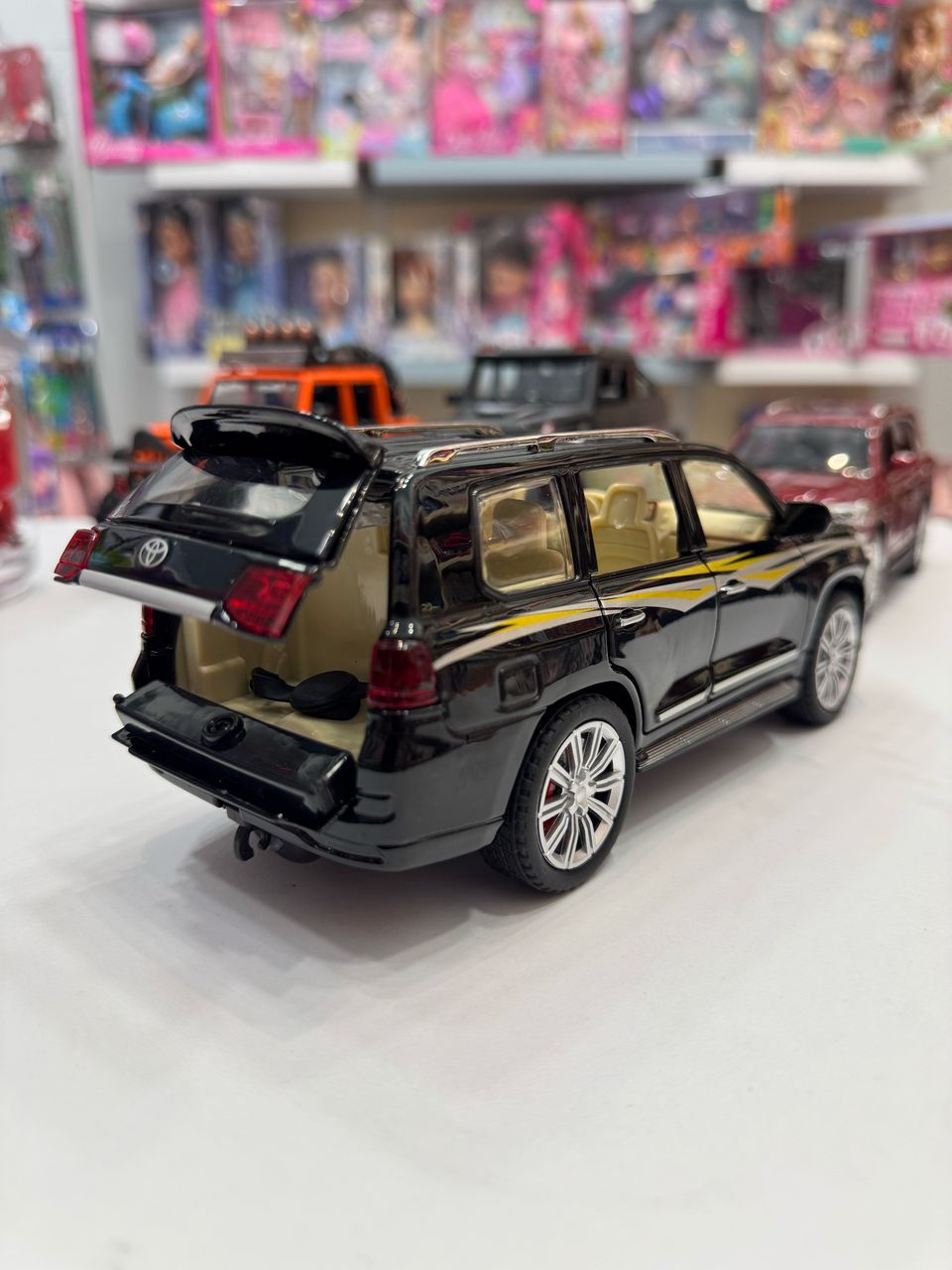 ماشین فلزی لندکروز دودزا عقب کش