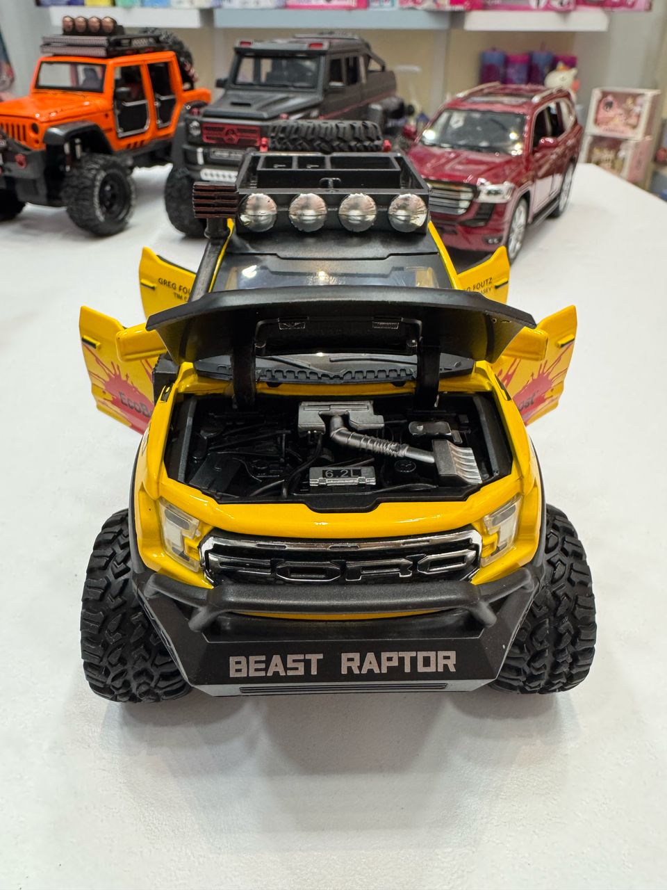 ماشین فلزی فورد رپتور دودزا