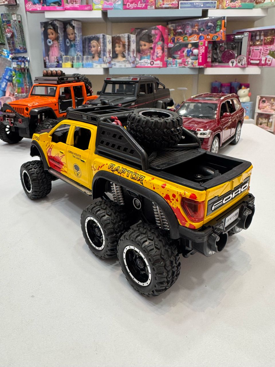 ماشین فلزی فورد رپتور دودزا