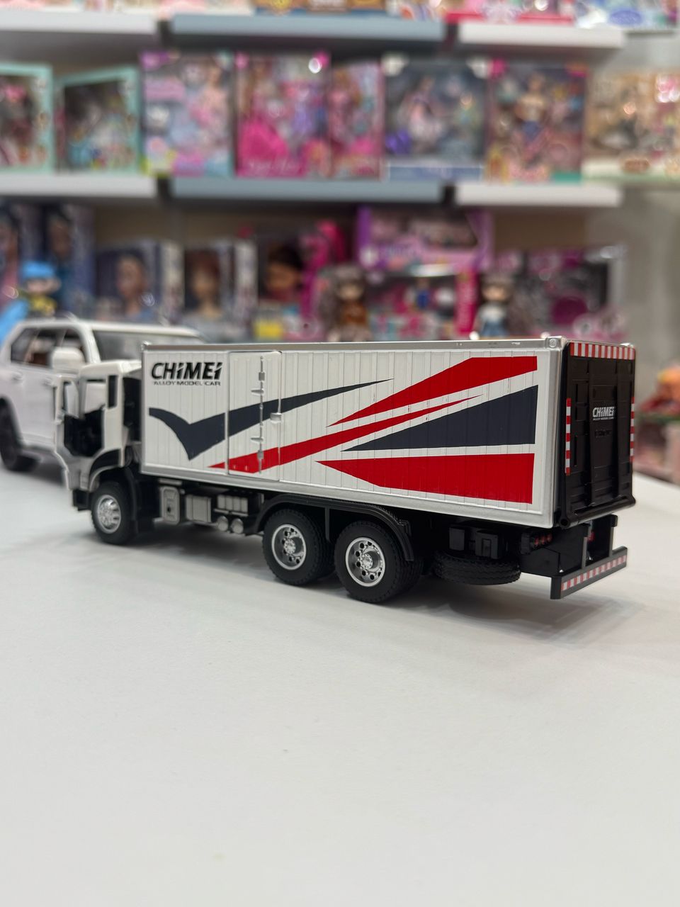 ماشین فلزی کامیون ده چرخ