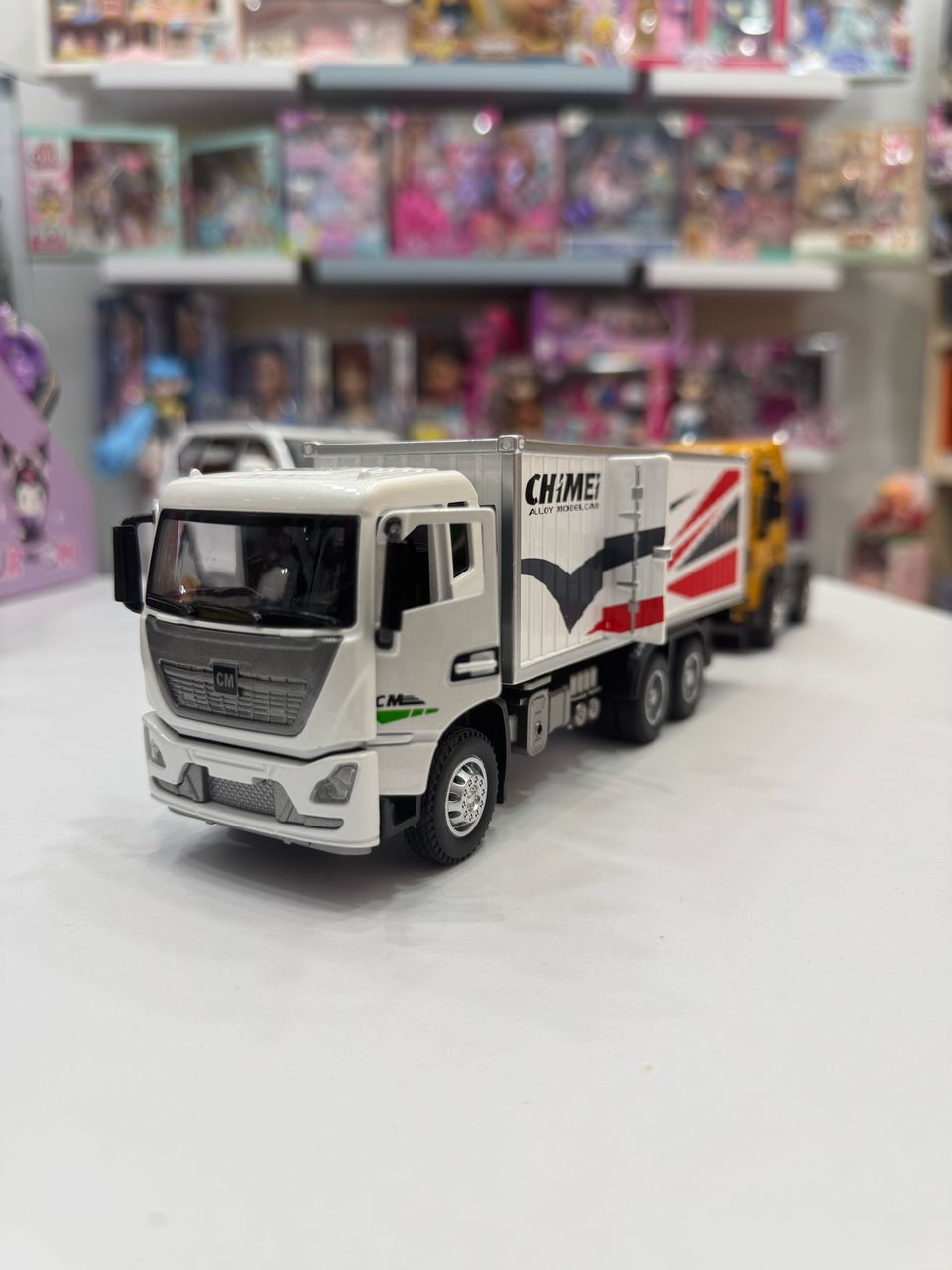 ماشین فلزی کامیون ده چرخ