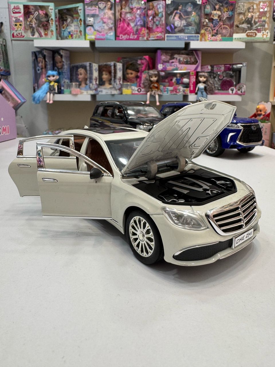 ماشین فلزی بنز S500 عقب کش