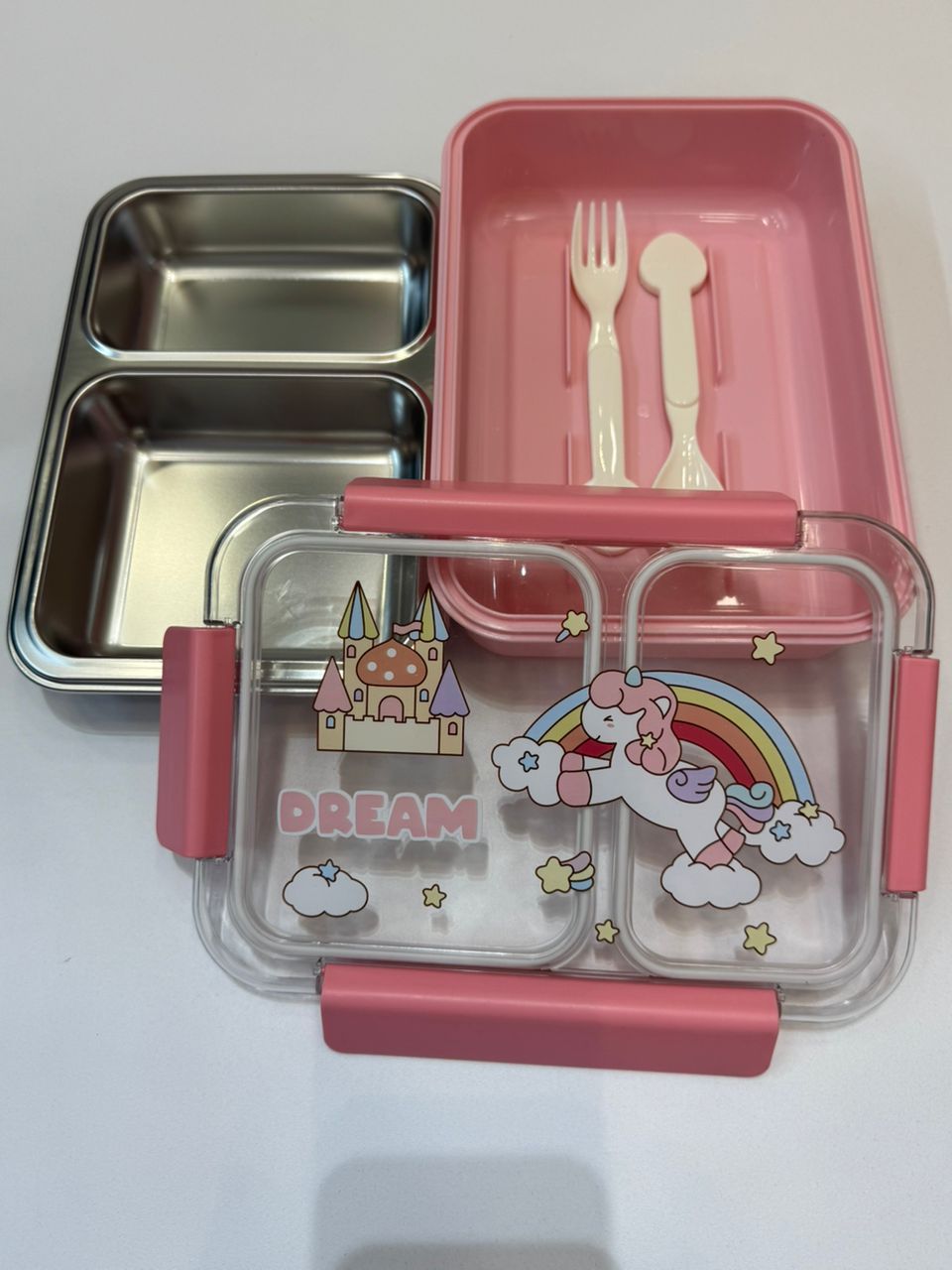 ظرف غذا لانچ باکس طرح یونی کورن