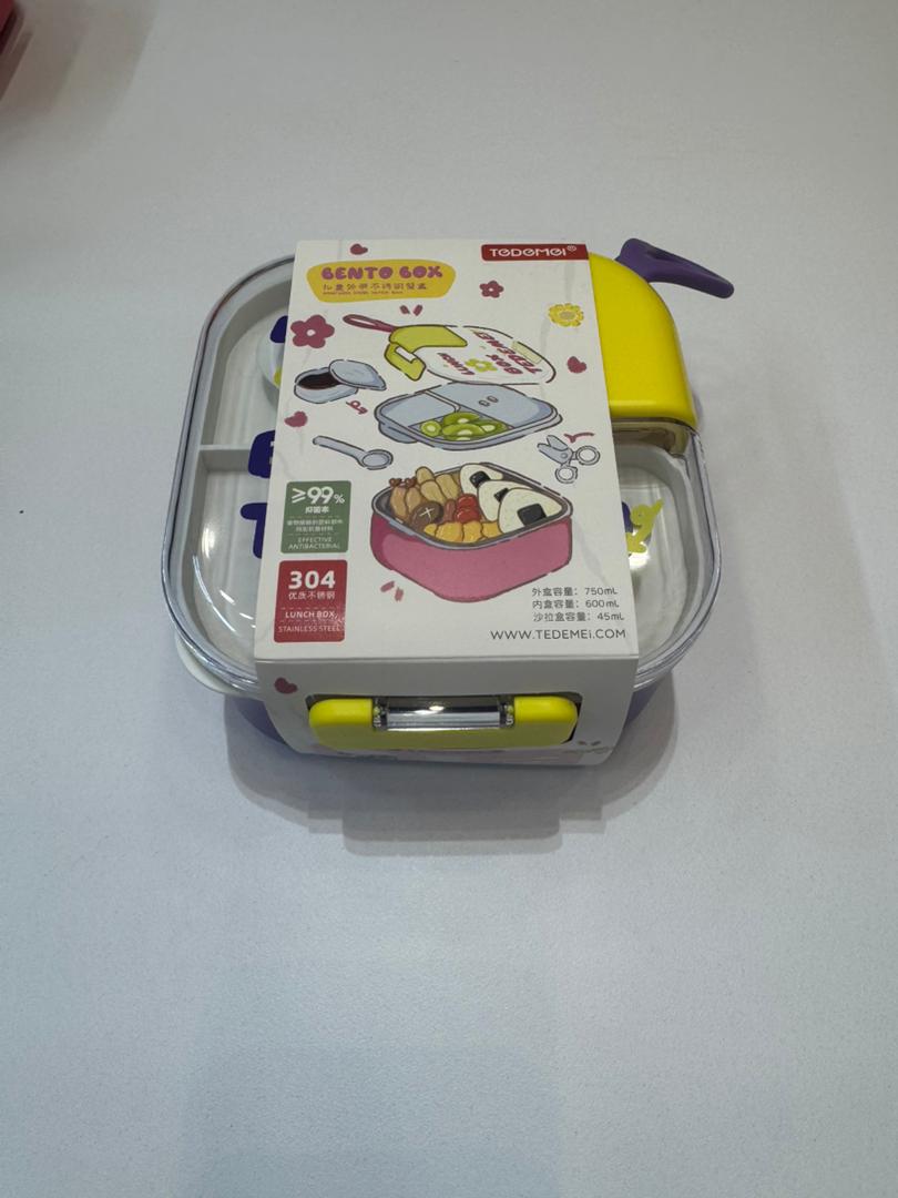 ظرف غذا لانچ باکس lunch box Tedemei