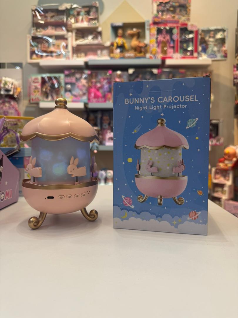 چراغ خواب پروژکتور خرگوشی Bunny Carousel Projector Night Light WH-E11